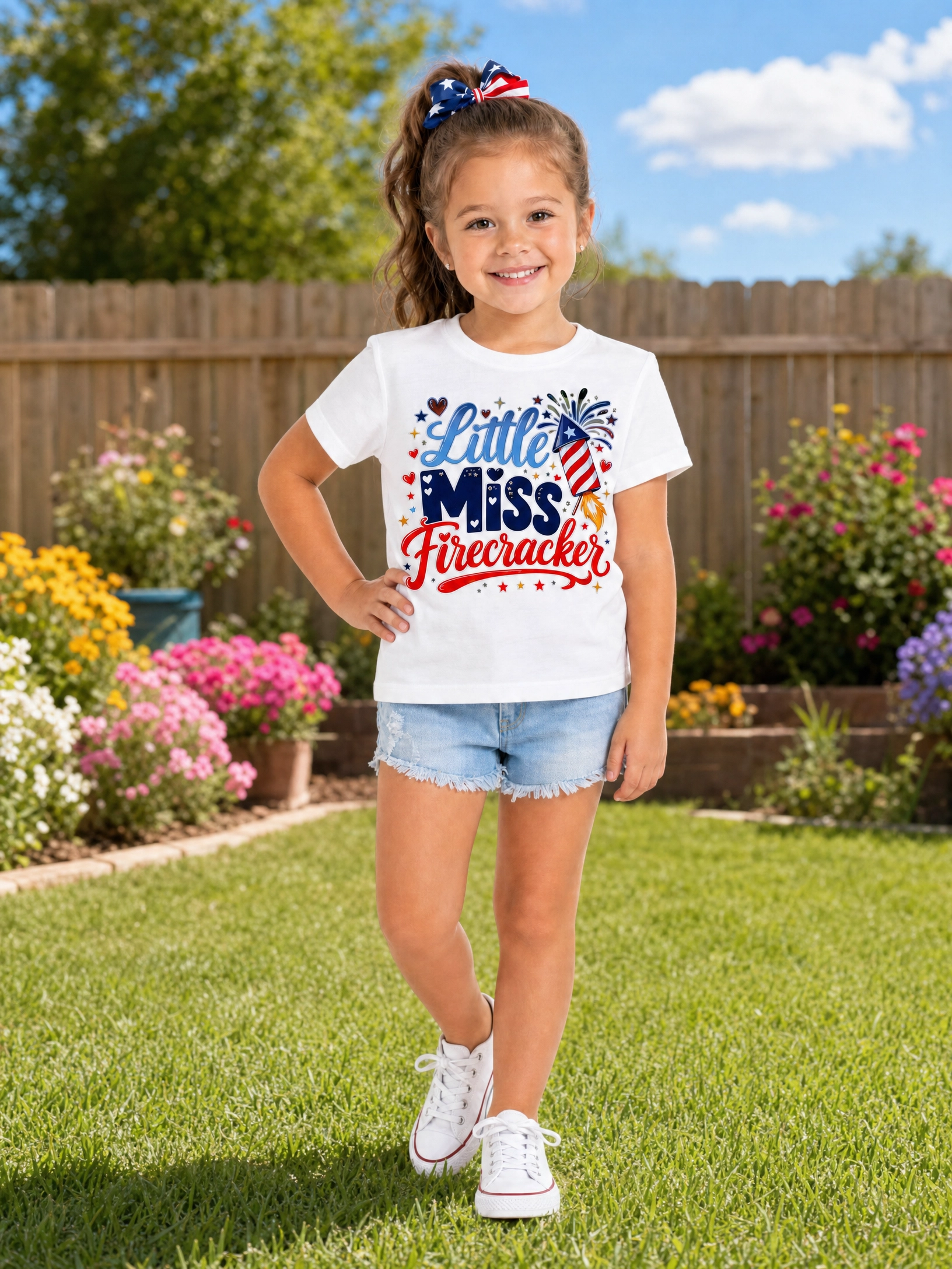 Little Miss Firecracker Shirt