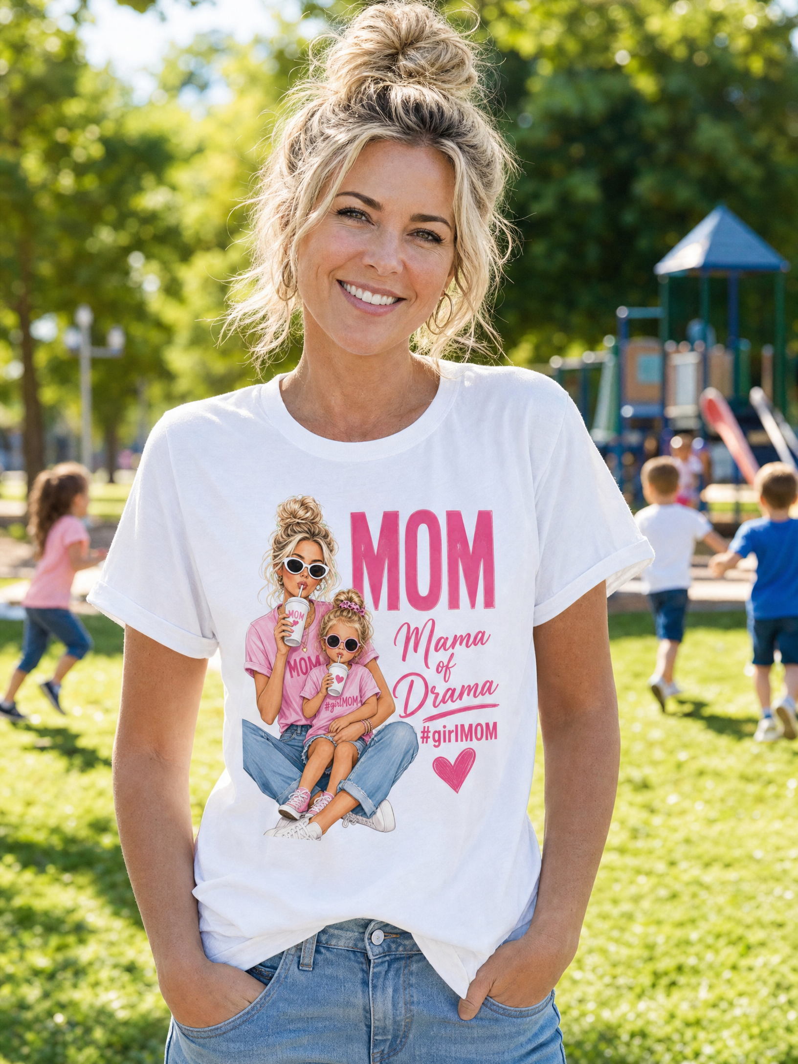 Mama of Drama #girlMOM Graphic Tee